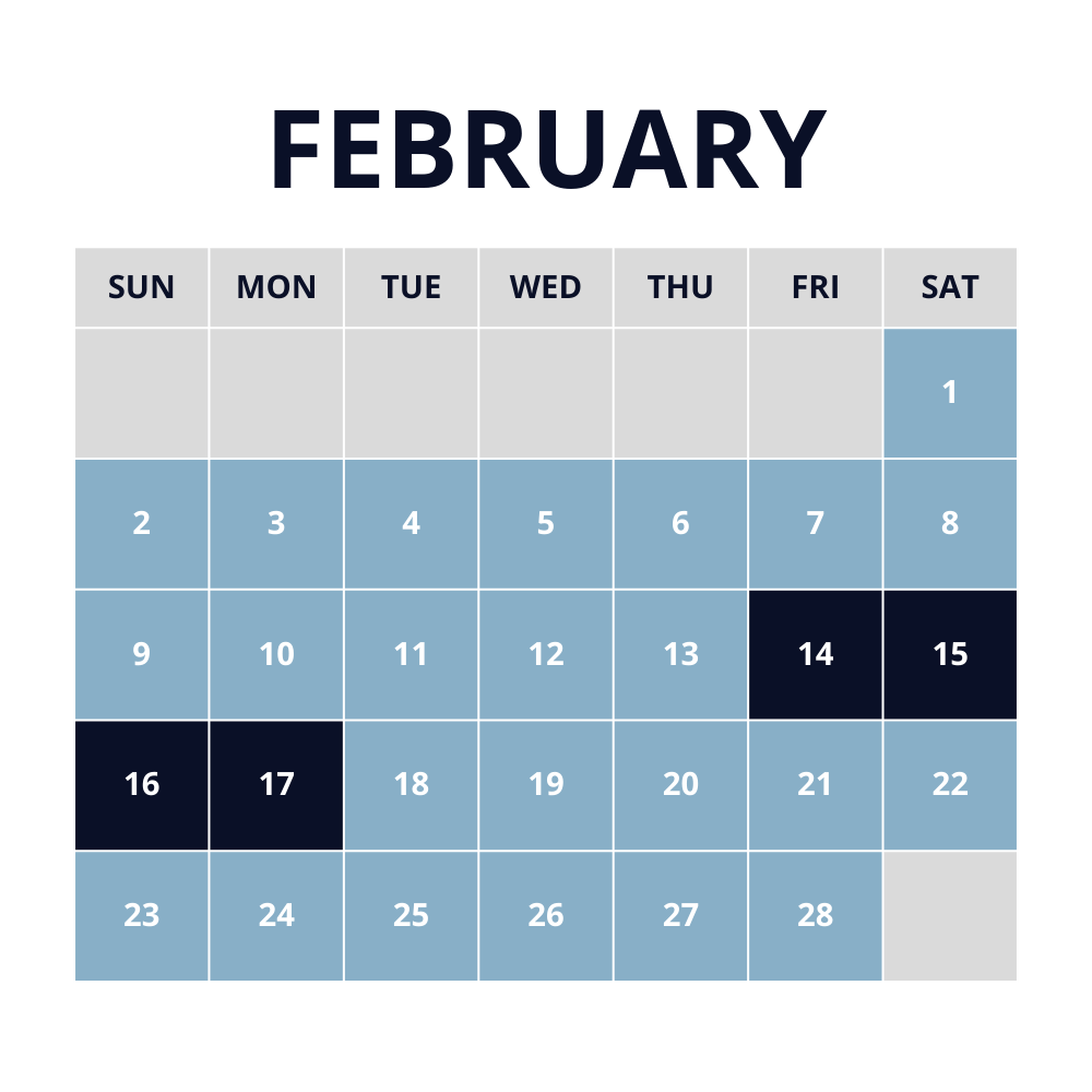 February calendar