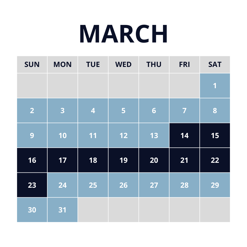 March calendar